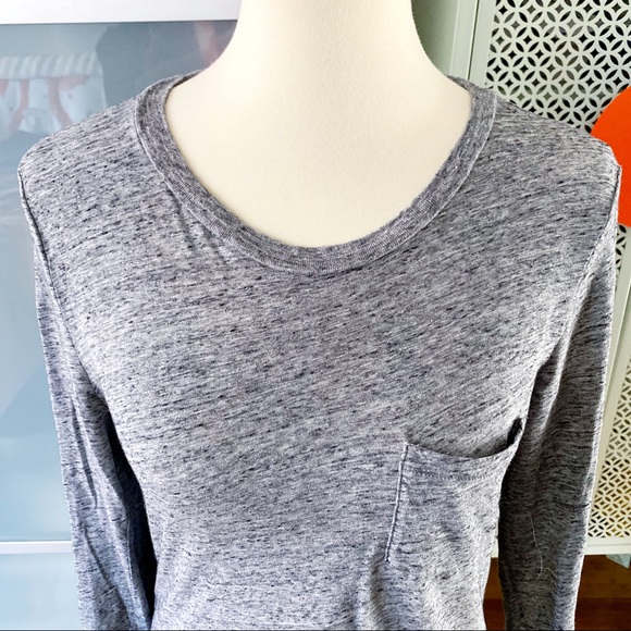 Madewell Long Sleeve Crew Neck T-Shirt - Picture 3 of 6